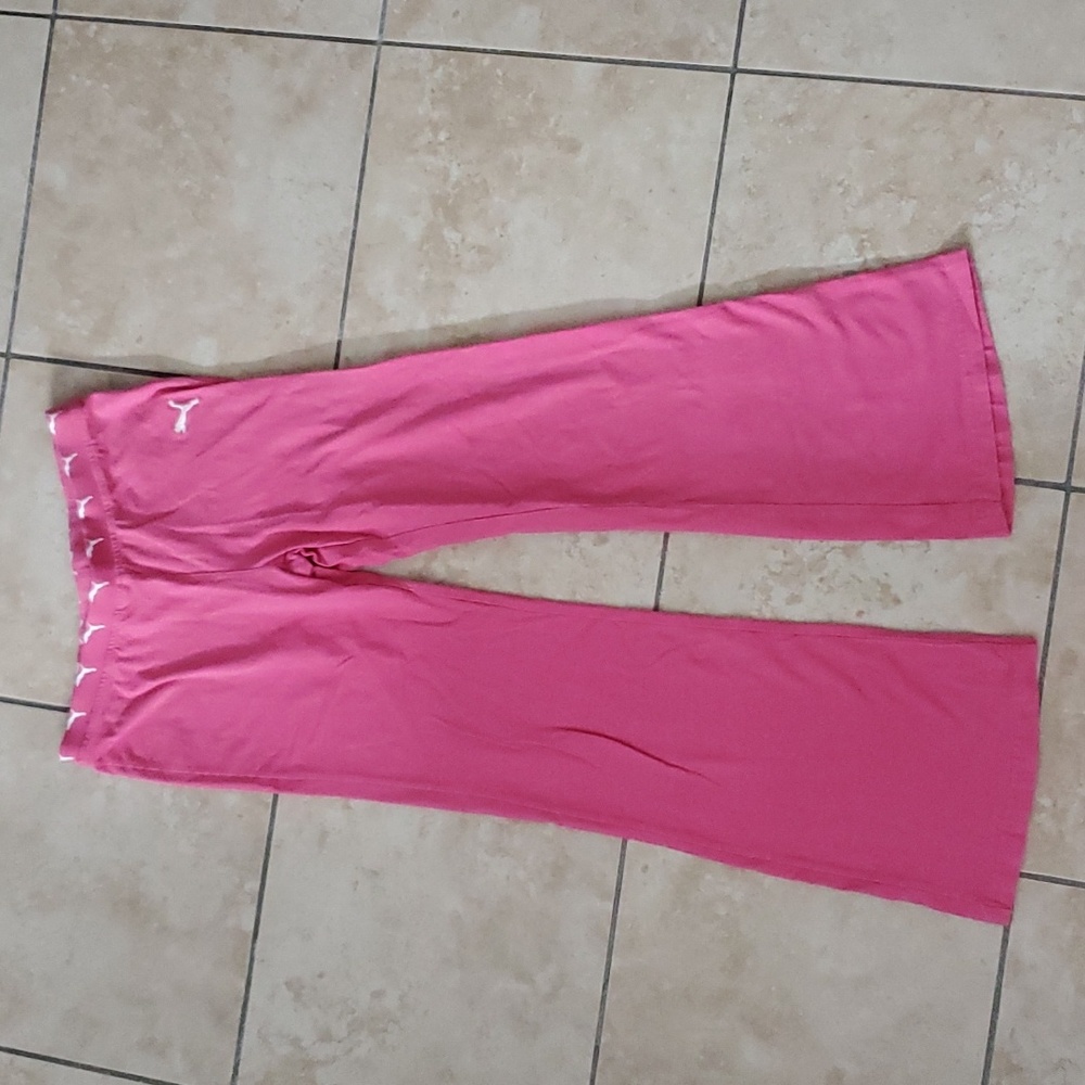 Girls Puma Pink Yoga Pants sz M